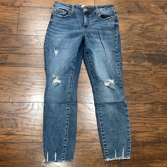 pistola Denim - Pistola distressed stretch skinny denim blue jeans size 30 EUC!